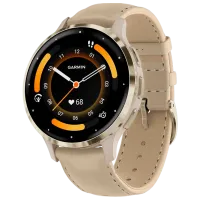 Ceas inteligent Garmin Venu 3S 1.2"/ 41 mm/ Gold - French Grey/ 010-02785-55