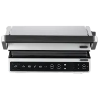 Электрогриль Ardesto GK-STC20 Контактный, Барбекю / 2000 Вт / Черный Нержавеющая сталь