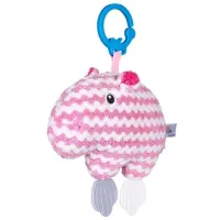 Игрушка для колясок и кроваток BaliBazoo Knit Hippo 80427 0+/ Розовый