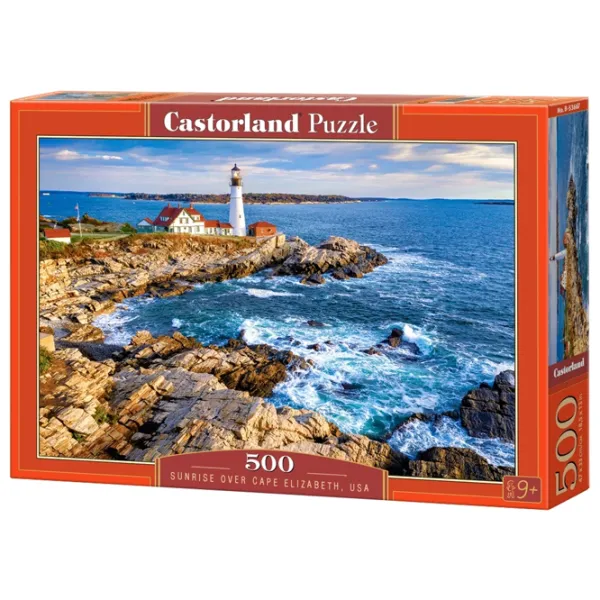 Пазл 2D Castorland Sunrise over Cape Elizabeth (USA) 9+/ Количество деталей: 500 photo 1