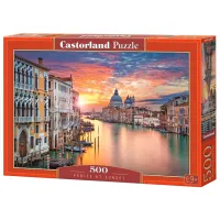 Puzzle 2D Castorland Venice at Sunset 9+/ Numărul de piese: 500