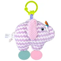 Игрушка для колясок и кроваток BaliBazoo Knit Elephant 80425 0+/ Пурпурный
