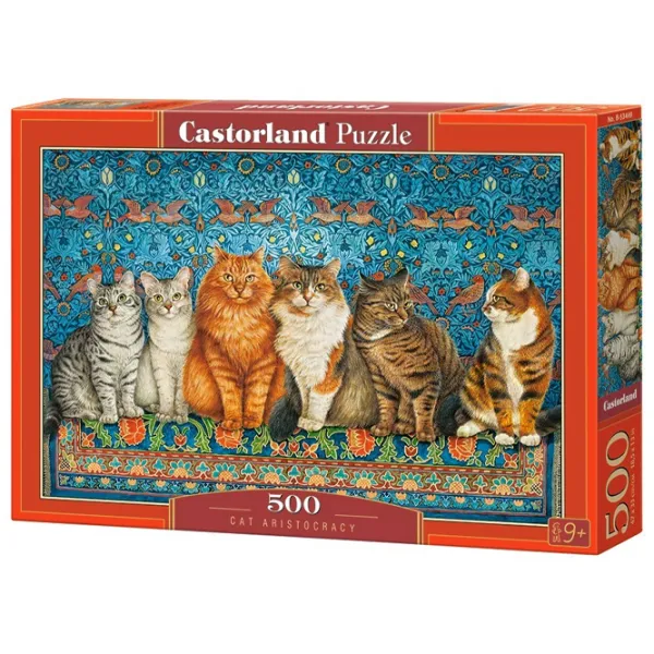 Пазл 2D CubicFun Cat Aristocracy 9+/ Количество деталей: 500 photo 1