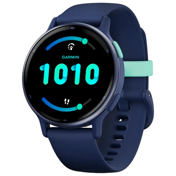 Умные часы Garmin Vivoactive 5 1.2"/ 42.2 мм/ Темно-синий - Navy/ 010-02862-12 photo 1