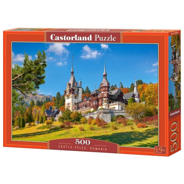 Puzzle 2D Castorland Castle Peles (Romania) 9+/ Numărul de piese: 500 photo 1