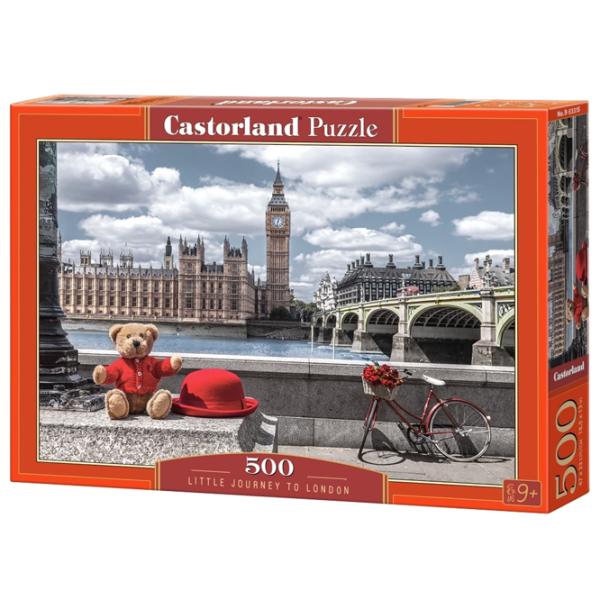 Puzzle 2D Castorland Little Journey to London 9+/ Numărul de piese: 500 photo 1