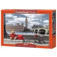 Puzzle 2D Castorland Little Journey to London 9+/ Numărul de piese: 500