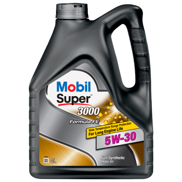 Моторное масло Mobil Super 3000 X1 Formula FE 5W-30 5W-30 4 л синтетическое photo 1