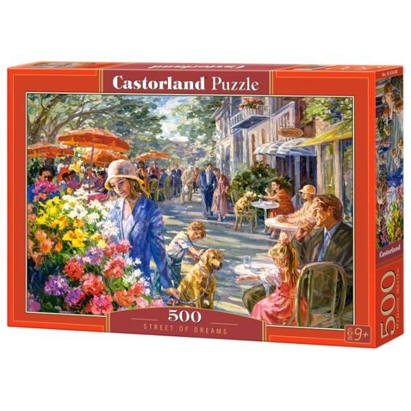 Puzzle 2D Castorland Street Of Dreams 9+/ Numărul de piese: 500 photo 1