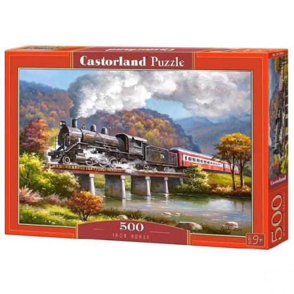 Puzzle 2D Castorland Iron Horse 9+/ Numărul de piese: 500 photo 1