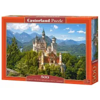 Puzzle 2D Castorland View of the Neuschwanstein Castle (Germany) 9+/ Numărul de piese: 500