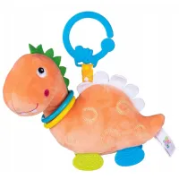 Jucărie pentru pătuțuri și cărucioare BaliBazoo Winbell Shark 80422 0+/ Orange