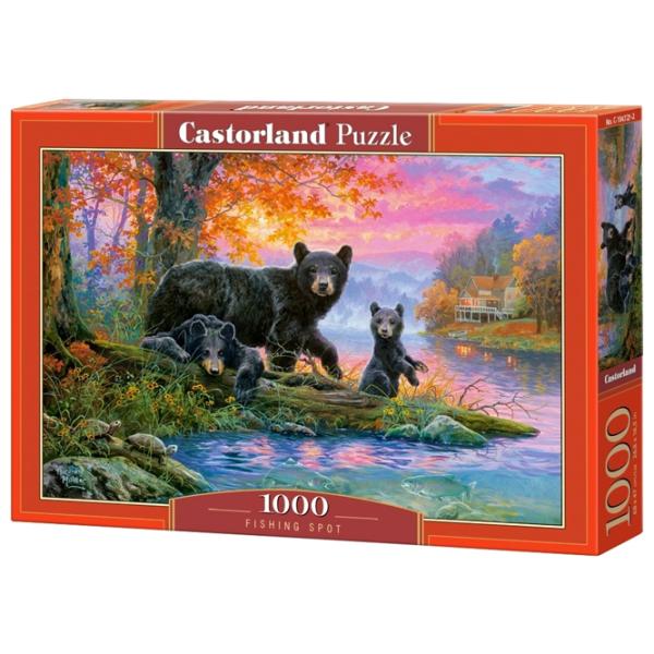 Puzzle 2D Castorland Fishing Spot 9+/ Numărul de piese: 1000 photo 1