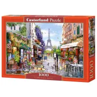 Puzzle 2D Castorland Flowering Paris 9+/ Numărul de piese: 1000