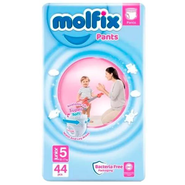 Scutece pentru copii MOLFIX Maxi 5 12 - 17 kg/ 44 buc. photo 1