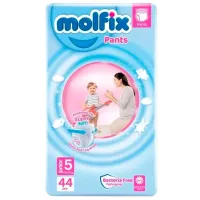 Scutece pentru copii MOLFIX Maxi 5 12 - 17 kg/ 44 buc.