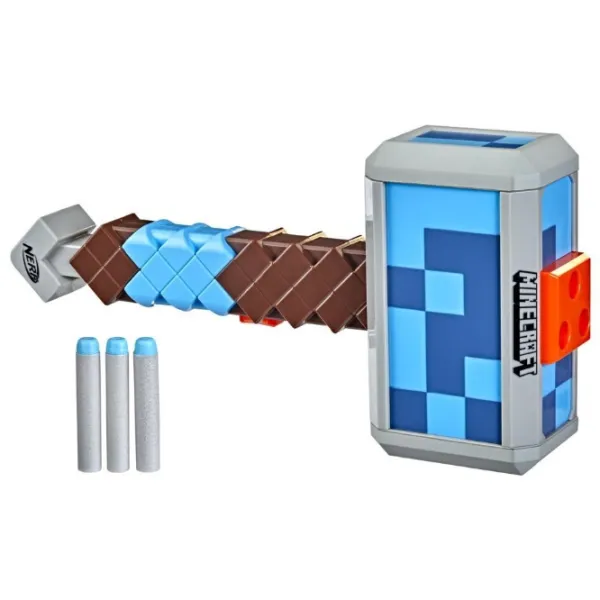 Игрушечный автомат Hasbro Nerf Minecraft Stormlander F4416 8+/ Стрел/ Коричневый photo 1 Игрушечный автомат Hasbro Nerf Minecraft Stormlander F4416 8+/ Стрел/ Коричневый photo 1
