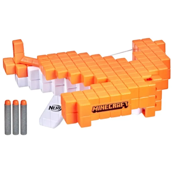 Арбалет Hasbro Nerf Minecraft Pillagers Crossbow F4415 8+/ Стрел/ Оранжевый photo 1