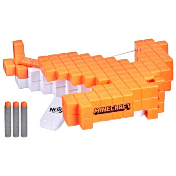 Арбалет Hasbro Nerf Minecraft Pillagers Crossbow F4415 8+/ Стрел/ Оранжевый photo 1