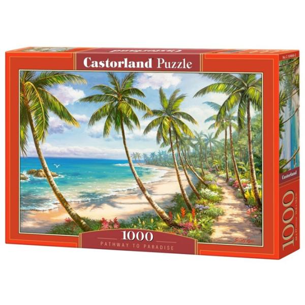 Puzzle 2D Castorland Pathway To Paradise 9+/ Numărul de piese: 1000 photo 1