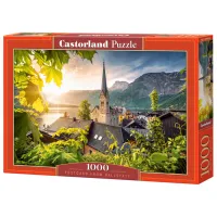 Puzzle 2D Castorland Postcard From Hallstatt 9+/ Numărul de piese: 1000