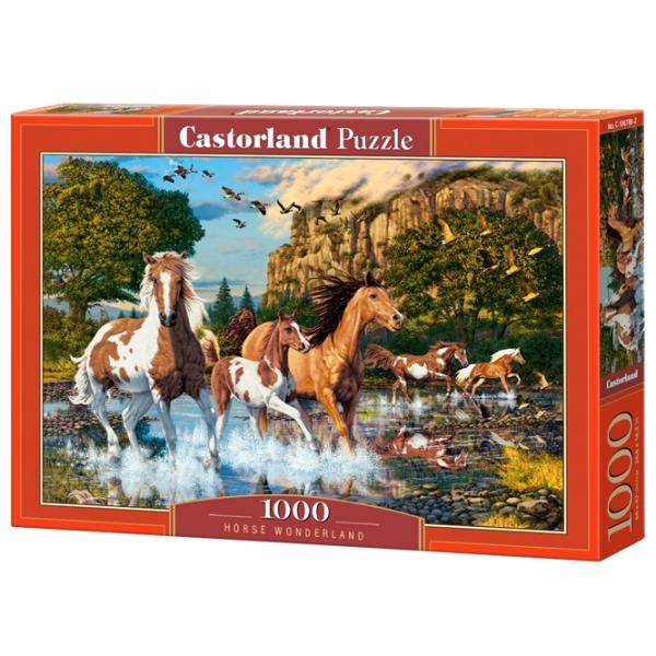 Puzzle 2D Castorland Horse Wonderland 9+/ Numărul de piese: 1000 photo 1