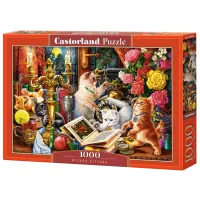 Puzzle 2D Castorland Wizard Kittens 9+/ Numărul de piese: 1000
