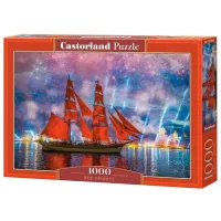 Puzzle 2D Castorland Red Frigate 9+/ Numărul de piese: 1000