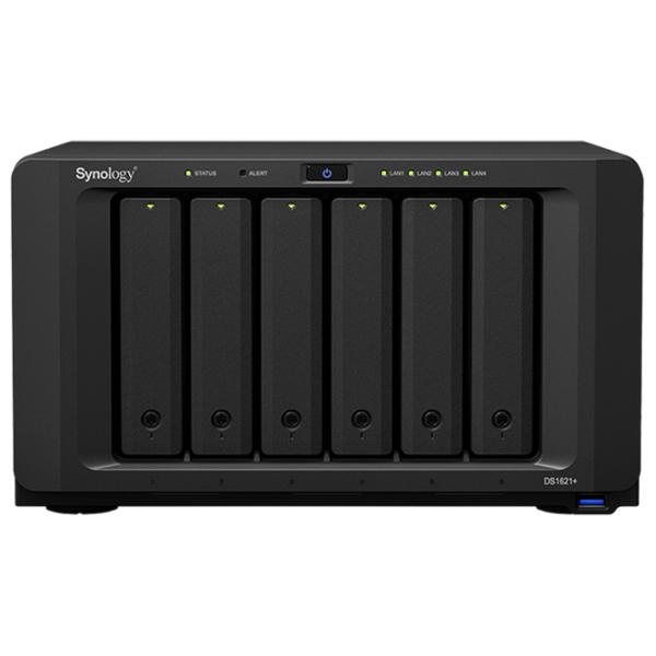 Сетевое хранилище Synology DS1621+ Черный photo 1