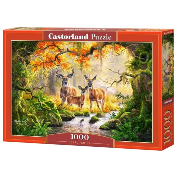 Puzzle 2D Castorland Royal Family 9+/ Numărul de piese: 1000 photo 1