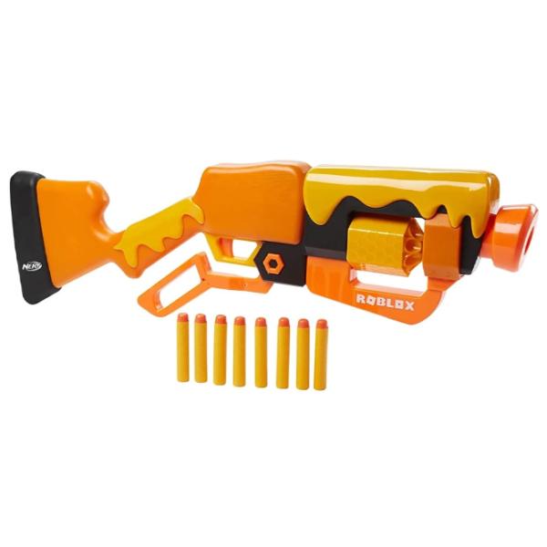 Игрушечный автомат Hasbro Nerf Roblox Adopt me! Bees! F2486 8+/ Стрел/ Оранжевый photo 1