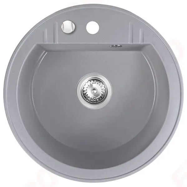 Chiuvetă Ferro DRGM1 51 x 51 / Piatră artificială / Gray photo 1