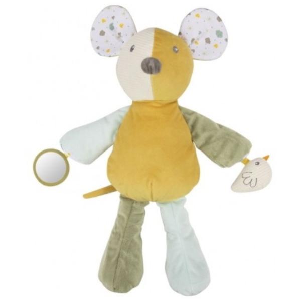Мягкая игрушка Canpol Babies Mouse 77/ 201 0+/ Белый photo 1