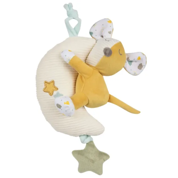Jucărie moale Canpol Babies Mouse 77/ 202 0+/ White photo 1