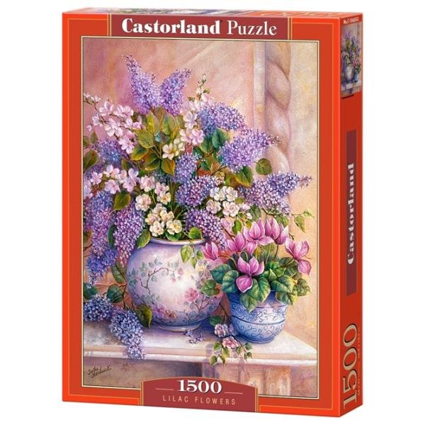 Пазл 2D Castorland Lilac Flowers 9+/ Количество деталей: 1500 photo 1