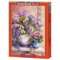Пазл 2D Castorland Lilac Flowers 9+/ Количество деталей: 1500