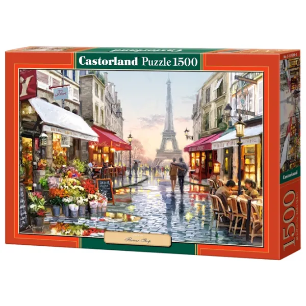 Пазл 2D Castorland Flower Shop 9+/ Количество деталей: 1500 photo 1