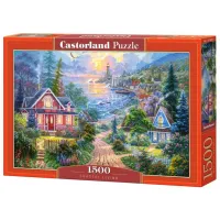 Puzzle 2D Castorland Coastal Living 9+/ Numărul de piese: 1500