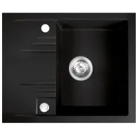 Chiuvetă Ferro DRGM48 58 x 48 / Piatră artificială / Grafit