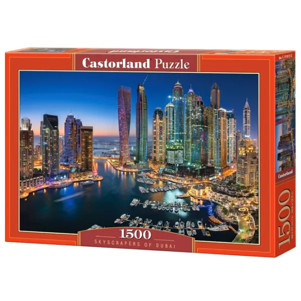 Пазл 2D Castorland Skyscrapers of Dubai 9+/ Количество деталей: 1500 photo 1