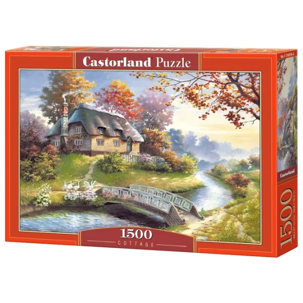 Puzzle 2D Castorland Cottage 9+/ Numărul de piese: 1500 photo 1