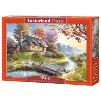 Puzzle 2D Castorland Cottage 9+/ Numărul de piese: 1500