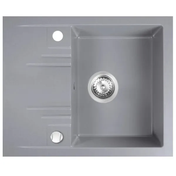 Chiuvetă Ferro DRGM48 58 x 48 / Piatră artificială / Gray photo 1