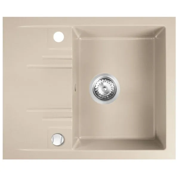 Кухонная мойка Ferro DRGM48 58 x 48 / Искусственный камень / Песочный photo 1