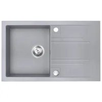 Chiuvetă Ferro DRGM48 78 x 48 / Piatră artificială / Gray