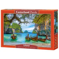 Puzzle 2D Castorland Beautiful Bay in Thailand 9+/ Numărul de piese: 1500