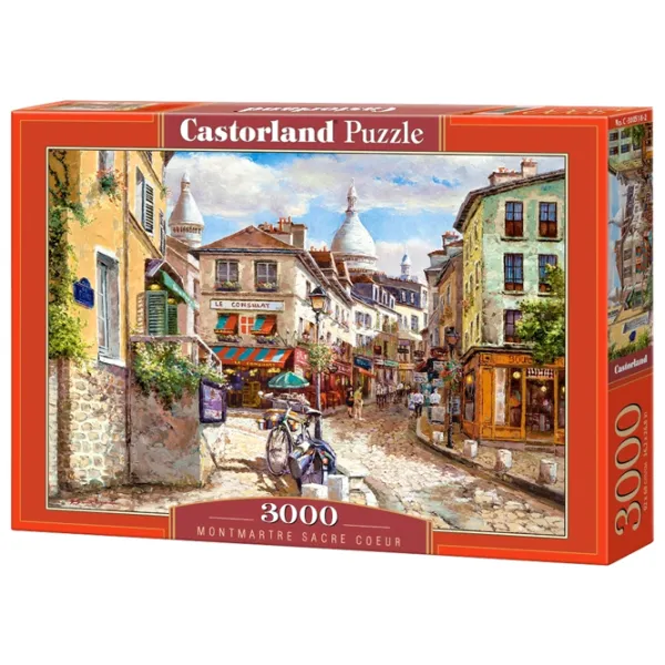 Puzzle 2D Castorland Montmartre Sacre Coeur 9+/ Numărul de piese: 3000 photo 1