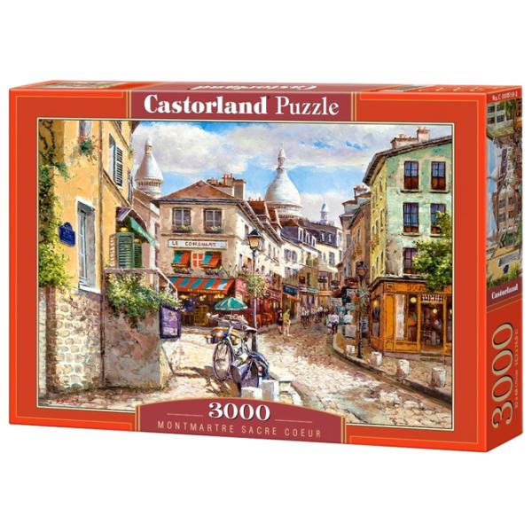 Puzzle 2D Castorland Montmartre Sacre Coeur 9+/ Numărul de piese: 3000 photo 1