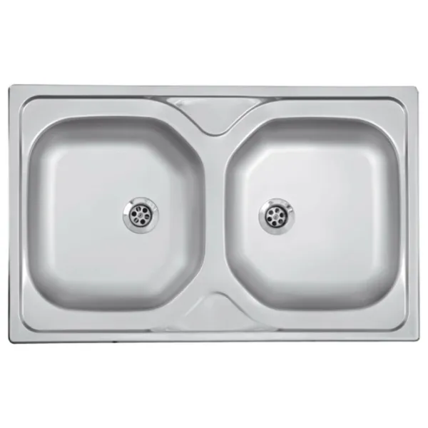 Кухонная мойка Ferro DR50 80 x 50 / Нержавеющая сталь / Серебряный photo 1 Кухонная мойка Ferro DR50 80 x 50 / Нержавеющая сталь / Серебряный photo 1