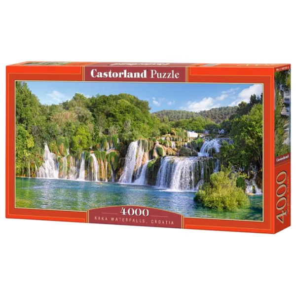 Puzzle 2D Castorland Krka Waterfalls (Croatia) 9+/ Numărul de piese: 4000 photo 1